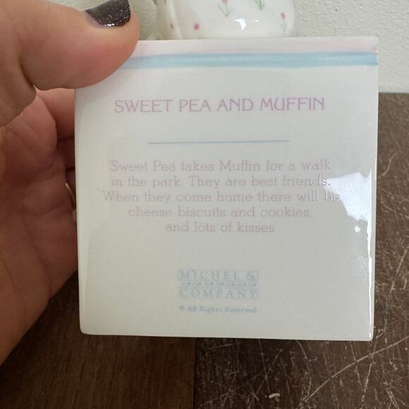 Michel‎ & Company VINTAGE whimsical ceramic Best Friends Forever Piggy Bank - Picture 7 of 9